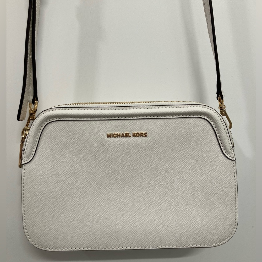 Michael Kors White Crossbody Bag